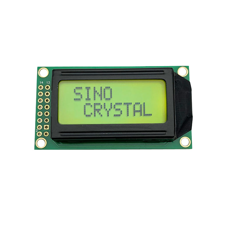 Schermo LCD Tipo 0802 Con Display LCD Monocromatico IC Giallo Verde Stn Splc780d1