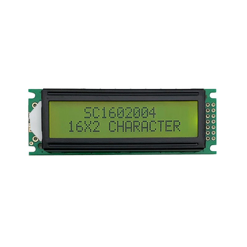 16*2 Mono Character LCD Display With Yellow Green Stn AIP31066 IC
