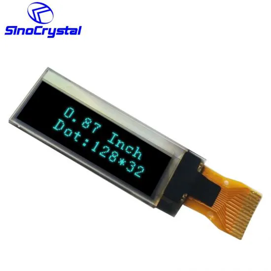 0.87” OLED Graphic Display With 128×32 Resolution SSD1316Z IC,15PIN, 4-Wire SPI Interface