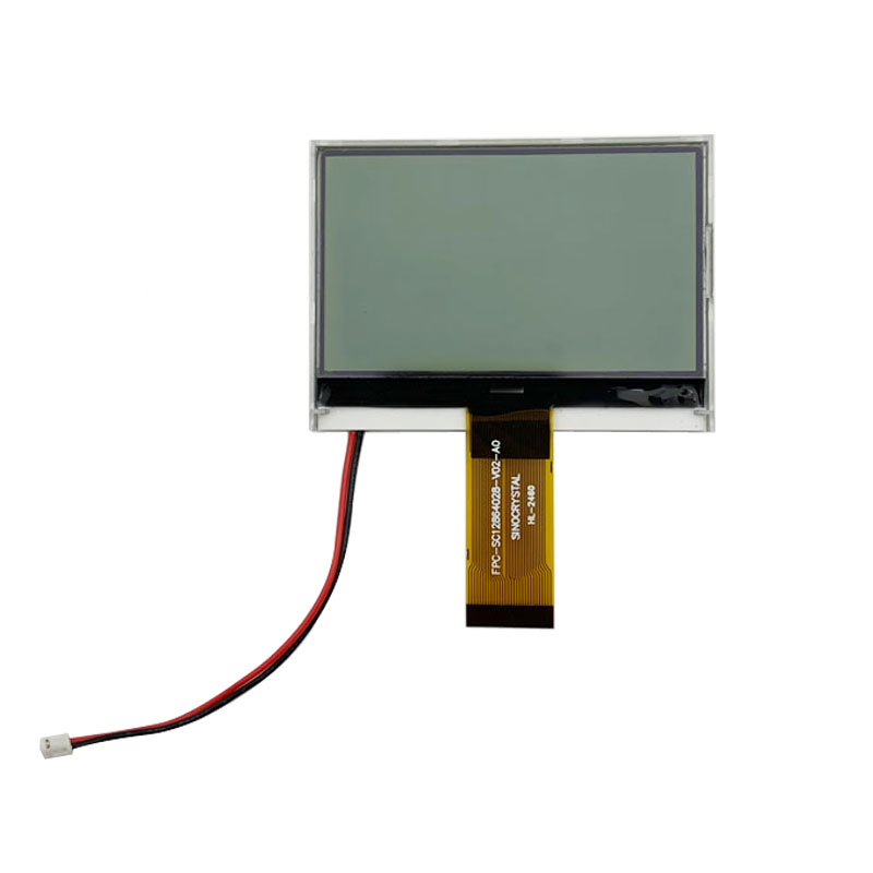 Graphic LCD Screen With 12864 Resolution COG ST7565R IC White LED 30 PIN