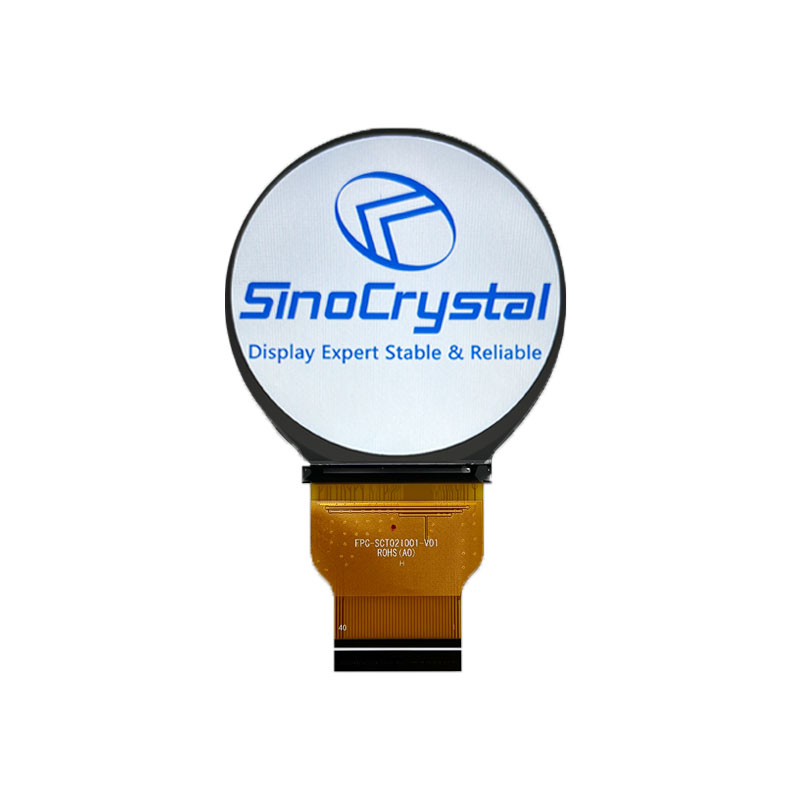 2.1” Round Custom Smart Watch/ Medical Device LCD Display